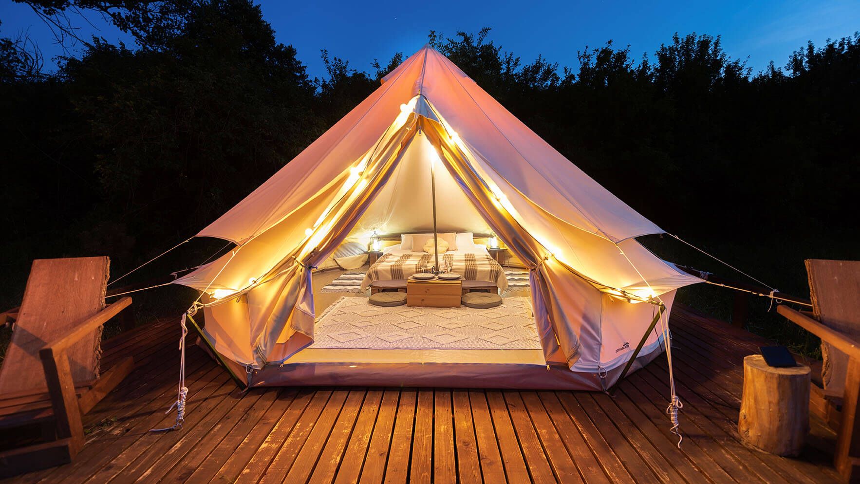 Dies sind die beliebtesten Glamping-Regionen Europas